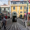 EU PRT LIS Lisbon 2017JUL10 010  In 2002, the Bica funicular was declared a National Monument. : 2017, 2017 - EurAisa, DAY, Europe, Funicular Bica, July, Lisboa, Lisbon, Monday, Portugal, Southern Europe